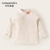Camiseta de manga larga Kaka Panda para niños, camiseta interior de cuello semi-alto para niños, ropa de invierno para bebé, top para bebé de otoño e invierno para niñas