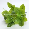 Arranjo Artificial Transfronteiriço de Rabanetes Verdes, Folhas de Batata Doce, Flores Artificiais, Paredes de Plantas Verdes, Decoração de Parede de Gramado, Arranjo de Flores para Grade de Varanda