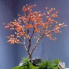 Árbol de Caqui de Simulación Árbol de los Deseos Árbol de Frutas Falsas Decoración Exterior de Año Nuevo Árbol de Modelado de Simulación Paisajismo de Vestíbulo de Hotel y Empresa