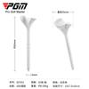 Tee de golf PGM con 10 pines oblicuos y flecha de puntería, tee de madera de 83 mm, tee largo, 20 unidades/caja