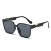 Gafas de Sol Cuadradas Xiaoxiangjia para Hombres y Mujeres, Gama Alta, Personalizadas, Anti-UV, de Moda para Conducir, en Stock, Anti-Luz Azul