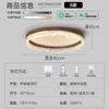 Lámpara de Techo para Dormitorio Estilo Medieval Niebla de Nube Protección Ocular Retro Japonés Wabi-Sabi Madera de Nogal con Veta Lámparas para Restaurante Sala de Estudio