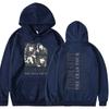 Sudadera Holgada Casual de Manga Larga Gris del Tour Time de Taylor Swift Transfronterizo