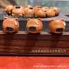 Madera de Durazno Cerdo Sudoroso Accesorios para Juguetes DIY Pulsera Pulsera Cuenta Cuerda Trenzada Colgante Accesorios Creativos