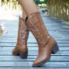 Outono 2026 Novo Tamanho Grande Botas Casuais Confortáveis para Mulheres Estilo Europeu e Americano Fashion Botas para Exterior Tamanho Único