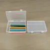 Herramientas de Hardware Accesorios Caja de Almacenamiento de Plástico Papelería Piezas de Teléfono Móvil Caja de Plástico Transparente Caja Transparente para Mascarilla Tarjeta de Identificación