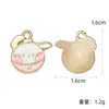 Colgantes de esmalte de la linda serie Sanrio oso de dibujos animados, My Melody, perro Pacha accesorio DIY colgantes pequeños