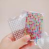 Internet Red Rendimiento Maquillaje de Ojos Pegatina Facial Diamante Lágrimas de Pedrería Pegatina de Taladro Ceja Meng Meiqi Maquillaje de Lunares Llorosos Un Grupo de Chicas Lágrimas Diamante Flash
