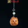 Personajes Tallados en Sándalo, Animales y Plantas, Colgantes para Cadena de Teléfono Móvil, Llaveros de Sándalo Verde y Palo de Rosa, Decoraciones para Mochilas