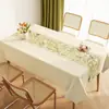 Nuevo mantel de piel de cordero estilo chino, impermeable y resistente al aceite, fácil de limpiar, tacto de lujo y alta gama, nuevo modelo 2025 para mesa de centro