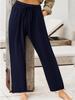 Amazon Estación Independiente Superventas Explosiones Pantalones Casuales de Verano para Mujer 2023 Comercio Exterior Europeo y Americano Pantalones de Casa de Color Sólido para Mujer