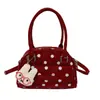 Bolso de Mano de Lunares de Nicho Estilo Coreano para Mujer 2026 Nueva Moda Bolso de Hombro de Alto Valor Bolso Cruzado Elegante para Viajes