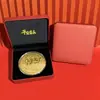 Ouro Puro 999 Mais Vendido Série Torta Princesa Fique Rico Feliz Aniversário Conjunto de Presente para Presentes de Feriado