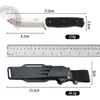 Cuchillos de Comercio Exterior, Cuchillos de Supervivencia para Exteriores, Cuchillos Tácticos Portátiles de Campo, Cuchillos de Campamento para Defensa Personal con Funda, Cuchillos Rectos de Alta Dureza