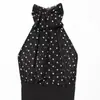Artículo Popular Transfronterizo de Aliexpress 2026 Primavera Nueva Moda Simple y Elegante Top sin Tirantes de Lunares 1223024