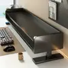 Soporte elevador para monitor de computadora de escritorio para e-sports, estante de escritorio extendido de doble capa con bandeja para teclado