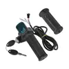 Manillar de acelerador para vehículo eléctrico de litio, control de velocidad del acelerador para patinete y bicicleta plegable con pantalla de instrumento de pantalla a color LCD