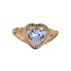 Anillo de Lujo Europeo y Americano con Gema Grande Ovalada y Diamantes para Mujer, Joyería de Mano Moderna y Exquisita, Venta Directa del Fabricante