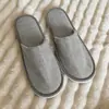 Pantuflas Desechables de Algodón y Lino con Suela Gruesa para Uso en Casa, Específicas para Hoteles, al por Mayor para Casas de Huéspedes, Salones de Belleza, Transpirables y Antideslizantes