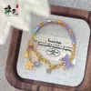 Pulsera de Media Cadena Dorada Antigua 999 Esmalte Mariposa de Fuego Púrpura Nueve Brazalete para Mujer Pulsera con Borla para el Codo Nueva Joyería de Mano Chinoiserie
