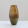 Estilo Chino Sencillo Boca Pequeña Patrón Degradado Hecho a Mano Creativo Jarrón Flor Mesa de Comedor Entrada Hogar Campana Caballo Borracho Madera Jarrón
