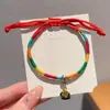 Pulsera con Colgante de Zongzi para Niños DIY Ajustable Festival del Bote del Dragón Cuerda Colorida 2026 Nueva Pulsera del Festival del Bote del Dragón Venta al por Mayor para Puestos de Mercado