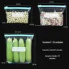 Saco Selado Conserva Frescor com Zíper para Armazenamento de Frutas e Vegetais Espessado Doméstico Grau Alimentício Geladeira Freezer Saco Densiforme