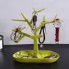Adorno Creativo con Forma de Árbol de Astas Caja de Almacenamiento de Joyería Exhibidor para Pendientes, Collares, Pulseras, Llaveros Colgador