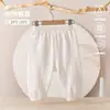 Calça anti-mosquito para bebê, tipo fina para primavera e verão, calça longa de gaze 100% algodão Classe A, calça lanterna de verão para atividades ao ar livre para meninos e meninas