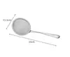 Colador Denso Multifuncional de Acero Inoxidable 304 para Uso Doméstico, Pantalla Filtrante para Jugo de Leche de Soya de Cocina, Tamiz para Espuma de Pesca de Harina, Aceite