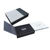 Caja de Regalo Personalizada Privada Elegante Eva Algodón Perlado Esponja Bandeja Interior Estampado en Caliente Plata Tapa Abatible Diente de Siembra Corona Empaque Caja