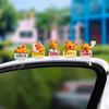 Nuevos lindos kapibara capibara bebé curativo adornos para coche coche coche consola central pantalla decoraciones