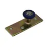 Puerta plegable de cocina Riel colgante Pista Rieles superior e inferior Baño Deslizante Polea colgante deslizante de 360 grados Accesorios de ferretería