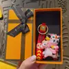 Llavero Mascota Año del Caballo de Dibujos Animados Llavero Colgante Tendencia Nacional Pony Colgante Nuevo Año Pequeño Regalo Muñeca Venta al por Mayor