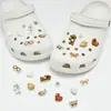 Perla de Resina Iridiscente Agujero Flor de Zapato 3D Accesorios Flor Estrella de Mar Concha DIY Hebilla de Zapato Desmontable Venta al por Mayor
