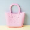 Cesta de Verduras de Silicona, Bolso de Playa Portátil de Silicona, Bolso de Playa para Guardar Teléfono Móvil, Bolsa para Llaves DIY Ligera y Compacta