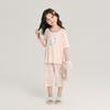 Ropa de Verano Pudding Haru para Niños Ropa de Verano Pijamas para Niños Camisón Verano 2025 Nuevo Conjunto Casual para el Hogar para Niñas