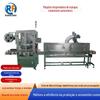 Máquina de rotulagem totalmente automática Thread Group cotonete de algodão máquina de rotulagem de garrafa de molho químico diário mais fabricante de forno de encolhimento a vapor elétrico