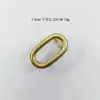 Hebilla de Cinturón para Mujer DH1.5cm Cabezal de Repuesto para Cinturón Hebilla de Placa Lisa Accesorios para Cinturón Redonda Chapado en Oro Plata en stock