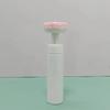 Botella de burbujas de flores de PET en stock 100/150/200 Botella de espuma limpiadora facial Botella cosmética de burbujas de pétalos