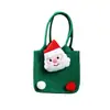 Bolsa de Fieltro Navideña Estilo Tiktok Transfronteriza, Bolso de Mano de Fieltro Creativo para Regalo de Nochebuena para Niños