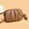 Bolso de mujer a la moda con un toque de alta gama, bolso cruzado para teléfono, monedero versátil nuevo 2026, bolso de hombro plisado moderno y elegante