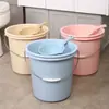 Balde Doméstico para Armazenamento de Água Conjunto para Estudantes de Dormitório Bacia Balde de Lavanderia Redondo Espesso Resistente Bacia para Pedicure Chuveiro Fábrica