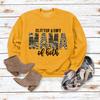 Amazon deseo moda otoño e invierno ropa de mujer Suéter de manga larga con estampado de letras Glitter Dirt mama
