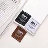 Etiquetas tejidas para ropa, Etiquetas de cuello de alta densidad, Etiquetas de talla, Diseño DIY para ropa, Ropa para niños, Bolsos, Sombreros, Accesorios con logo, Parches de tela