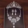 Nueva Corona de Novia Coreana Tocado Accesorios para el Cabello Traje Accesorios de Boda Accesorios de Boda Cadena de Pedrería Collar Corona para el Cabello