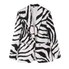 Ins Transfronterizo Europeo y Americano 2026 Nueva Moda Elegante Amazon Mayorista para Mujer Blazer de Manga Larga de Lunares Sin Botones