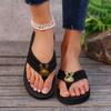 Pantuflas de Talla Grande para Mujer, Moda de Verano para Exterior, Zapatos de Playa Planos con Plataforma y Suela Gruesa, Sandalias de Playa, Chanclas