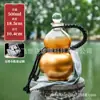 Botella de Calabaza de Vidrio Personalizada Transfronteriza de Amazon 500ml Botella Creativa Retro para Vino de Frutas con Cuerda Botella Dispensadora de Bebidas