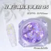 Manicura Ins Fantasía Colorido Brocado Lentejuela Brillo Elegante Importado Material para Uñas Portátil Decoración